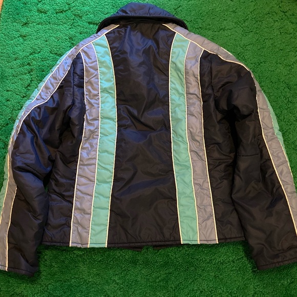 Vintage Retro Slalom Puffer Jacket - Picture 15 of 16
